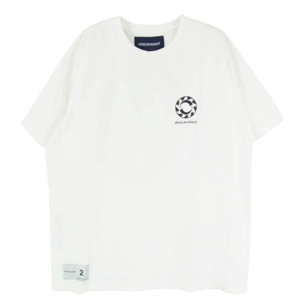 DESCENDANT ディセンダント Tシャツ 25SS VORTEX SS  ボルテックス 半袖 Tシャツ カットソー ホワイト系 M【中古】