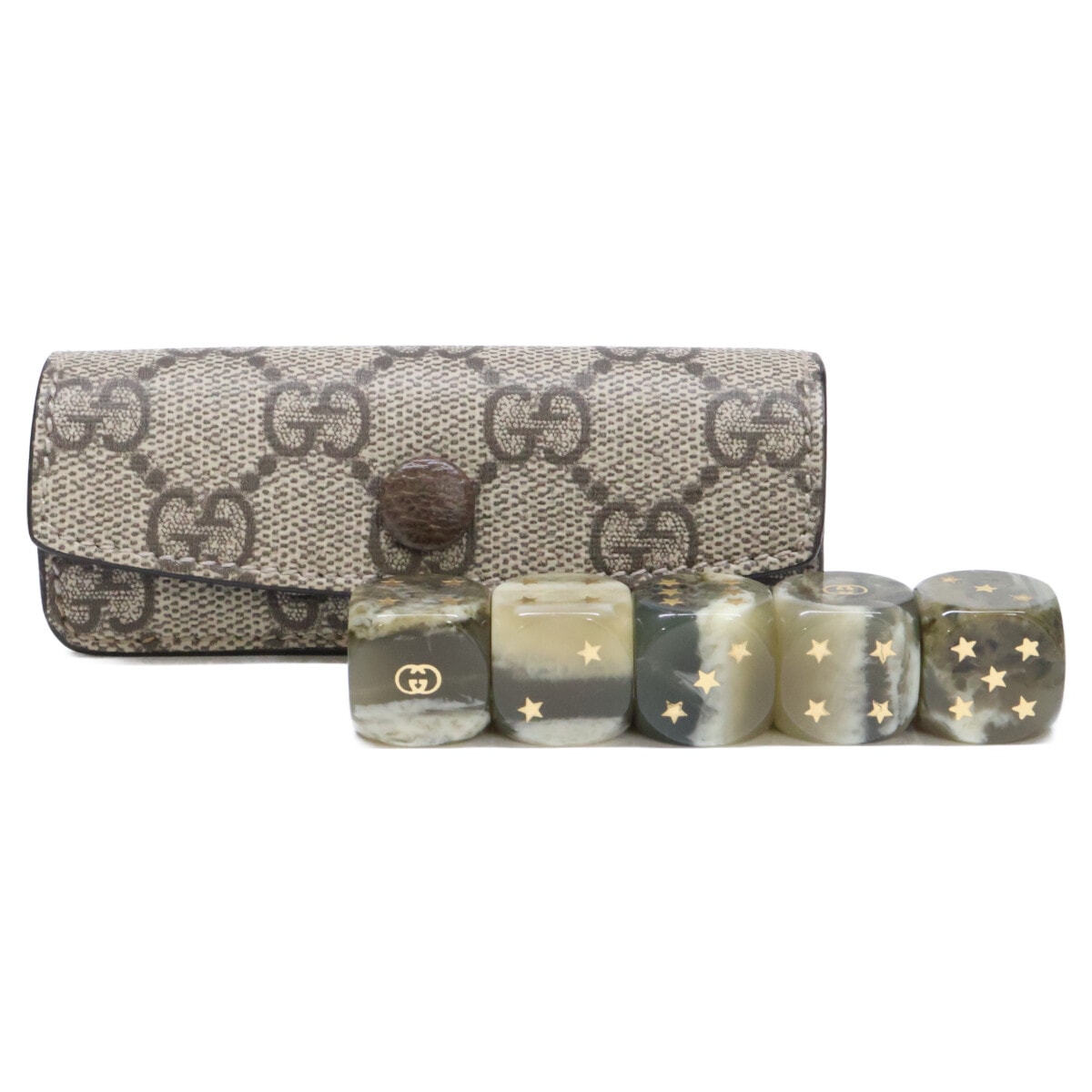 グッチ 【美品】662292 GGスプリーム ダイスセット