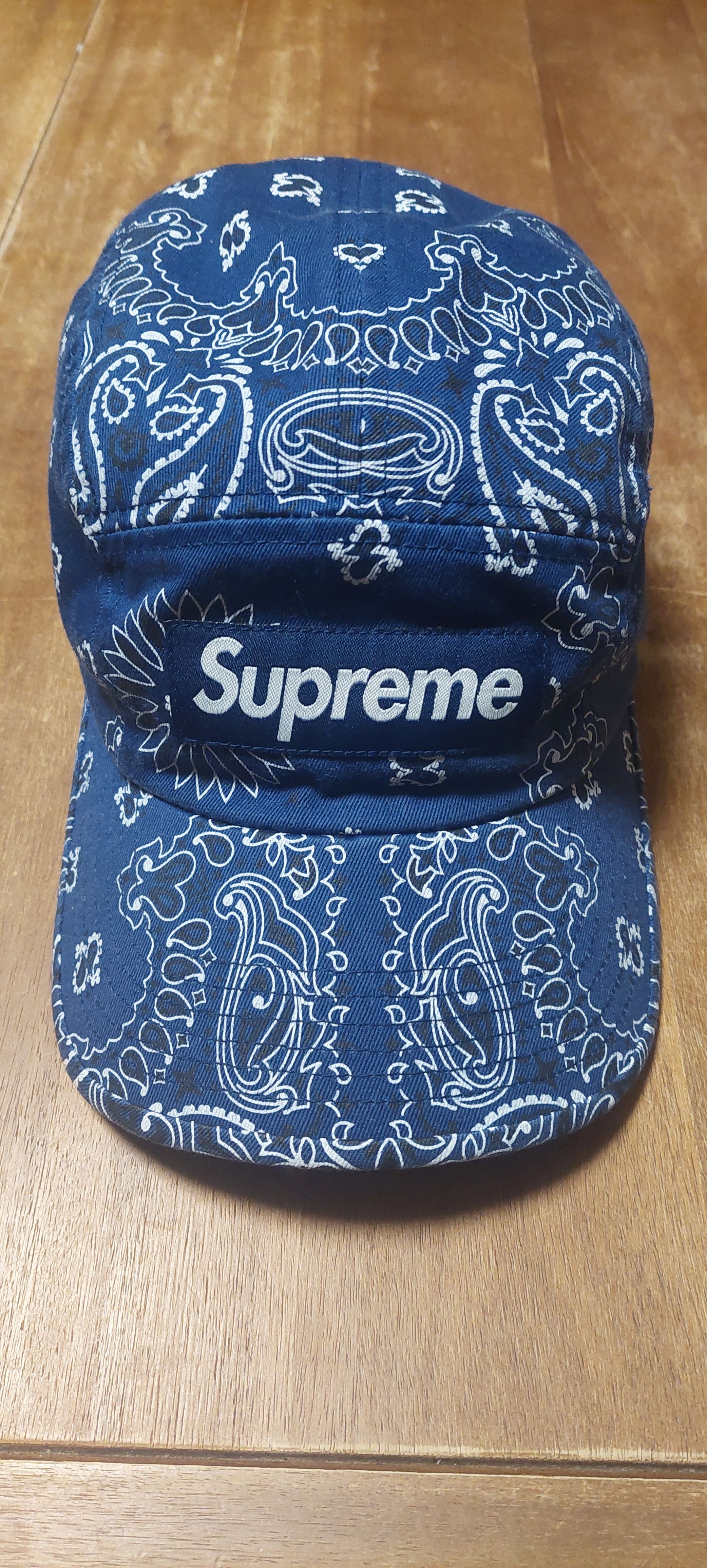 Supreme Bandana Camp Cap "Navy"