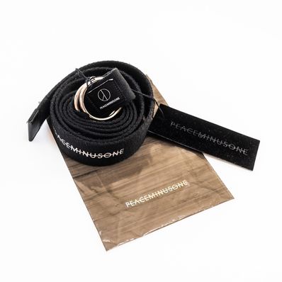 PEACEMINUSONE PMO O-RING BELT #1 "Black" / G-DRAGON