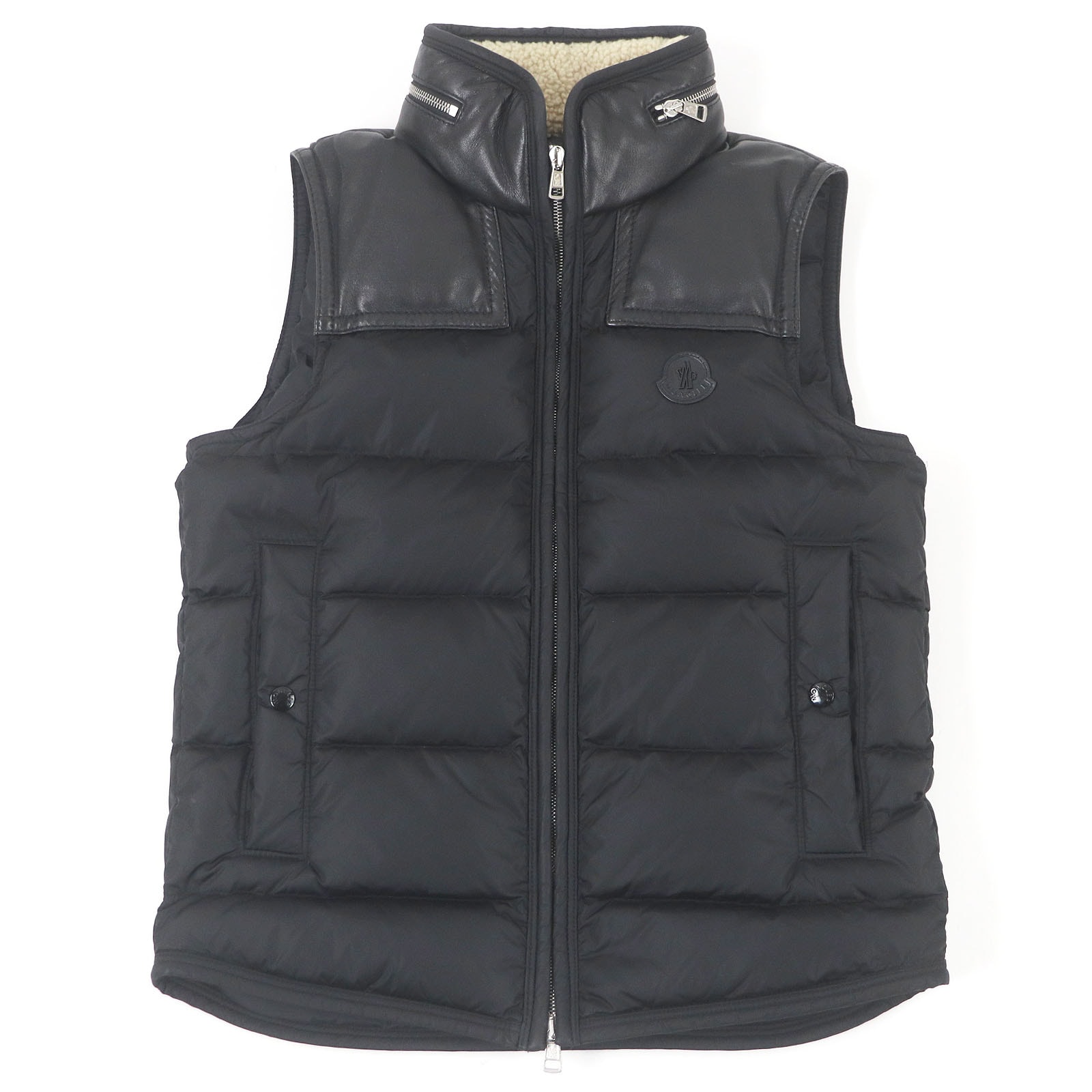 美品 モンクレール
ダウンベスト MILLAIS GILET ブラック メンズ 0