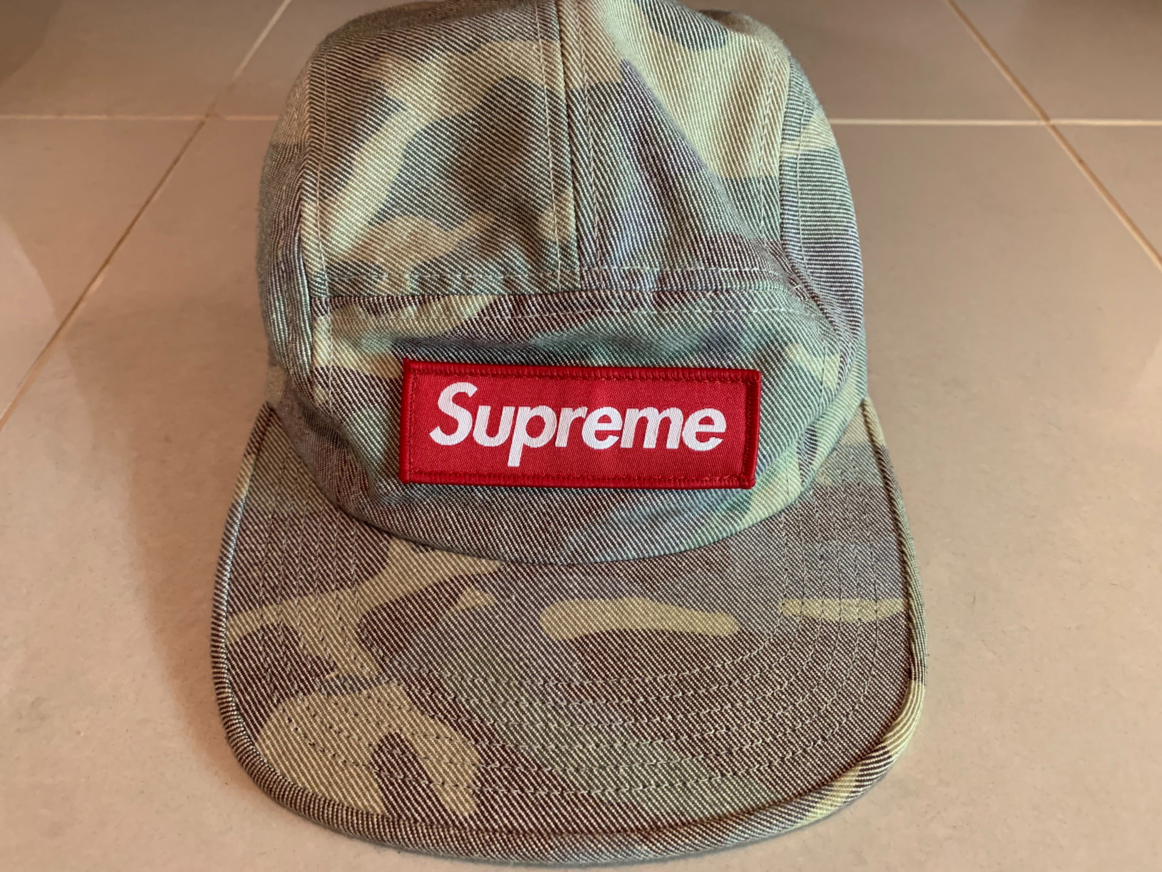 Supreme Military Camp Cap "Olive Camo" (21FW)