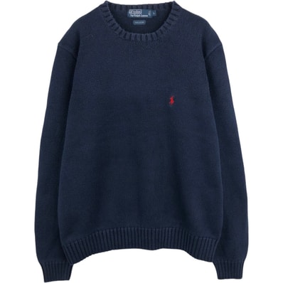 古着 ラルフローレン Ralph Lauren POLO by Ralph Lauren コットンニットセーター メンズL相当/eaa682369