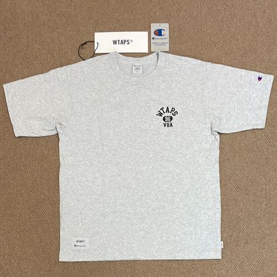 WTAPS x Champion Academy / SS / Cotton "Gray" 242HBCHD-CSM01S / C8-B363