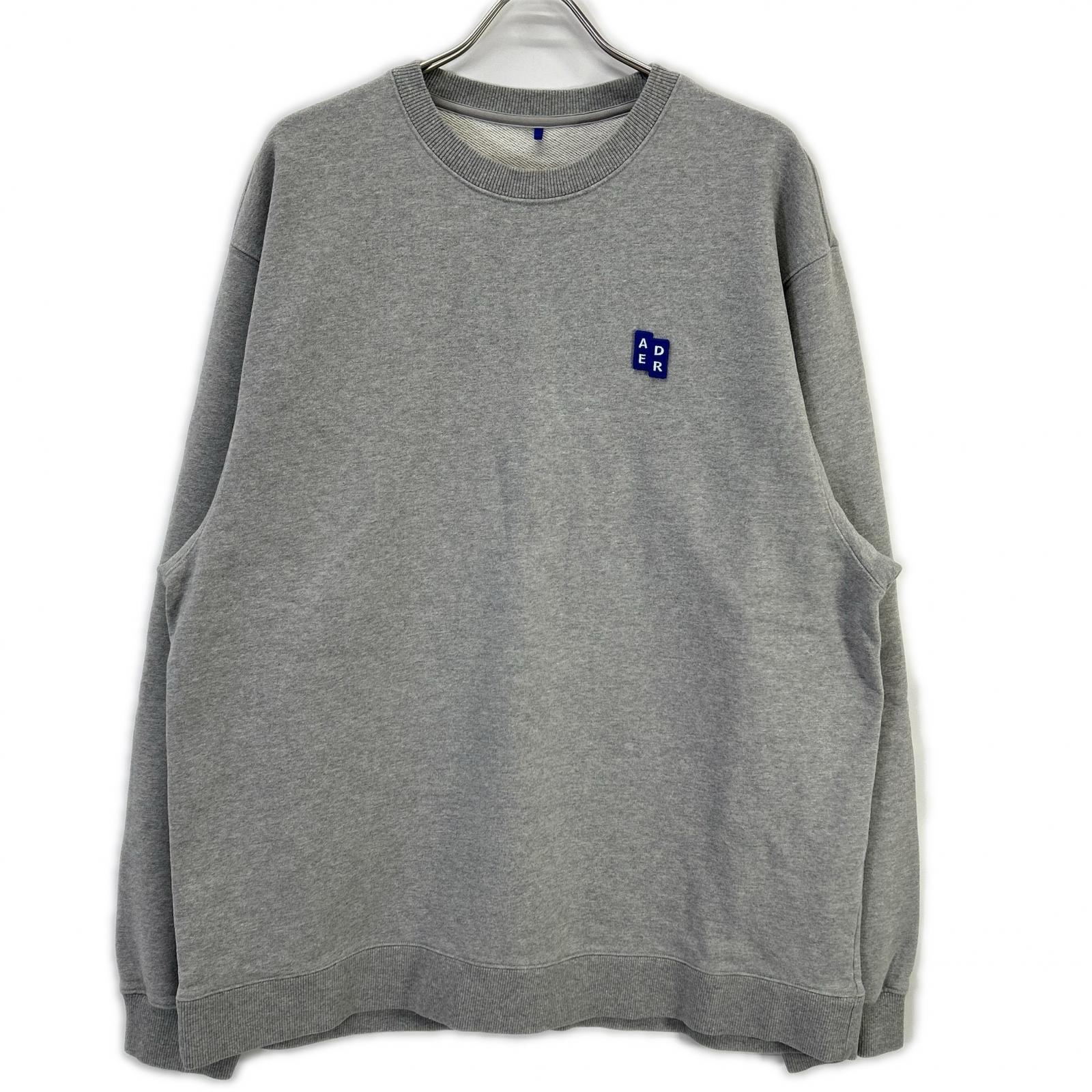 アーダーエラー BMSGFYSW0101GR グレー クルーネック スウェット XL