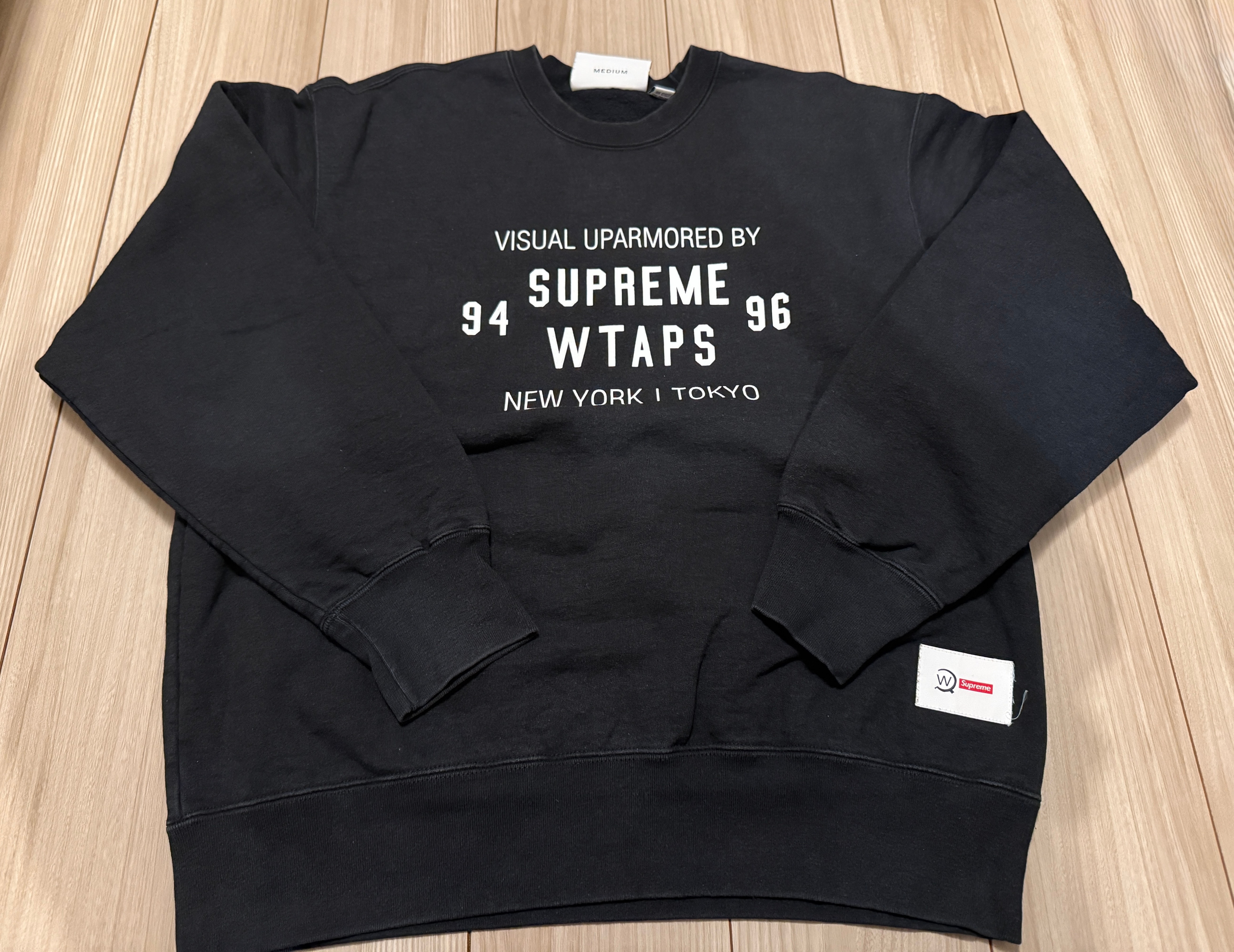 Supreme / WTAPS Crewneck "Black" 21274SPD-CSM03S