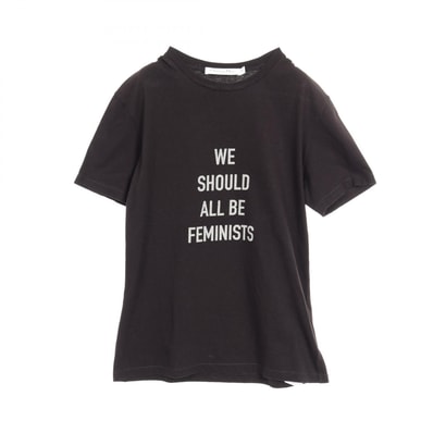 ディオール Dior カットソー 衣料品 トップス コットン レディース ブラック系 【中古】