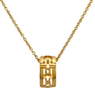 ブルガリ パレンテシ ネックレス 18金 K18イエローゴールド レディース BVLGARI 中古