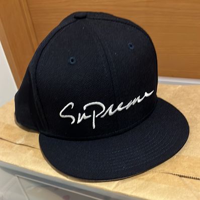 Supreme Classic Script New Era "Navy"