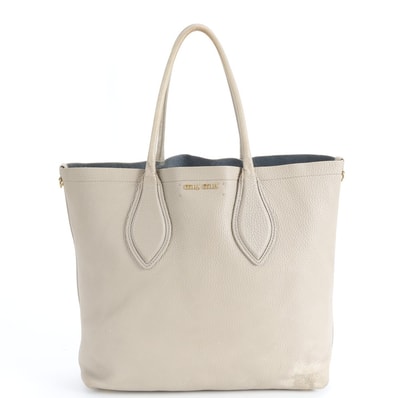 ミュウミュウ マドラストート バッグ レザー