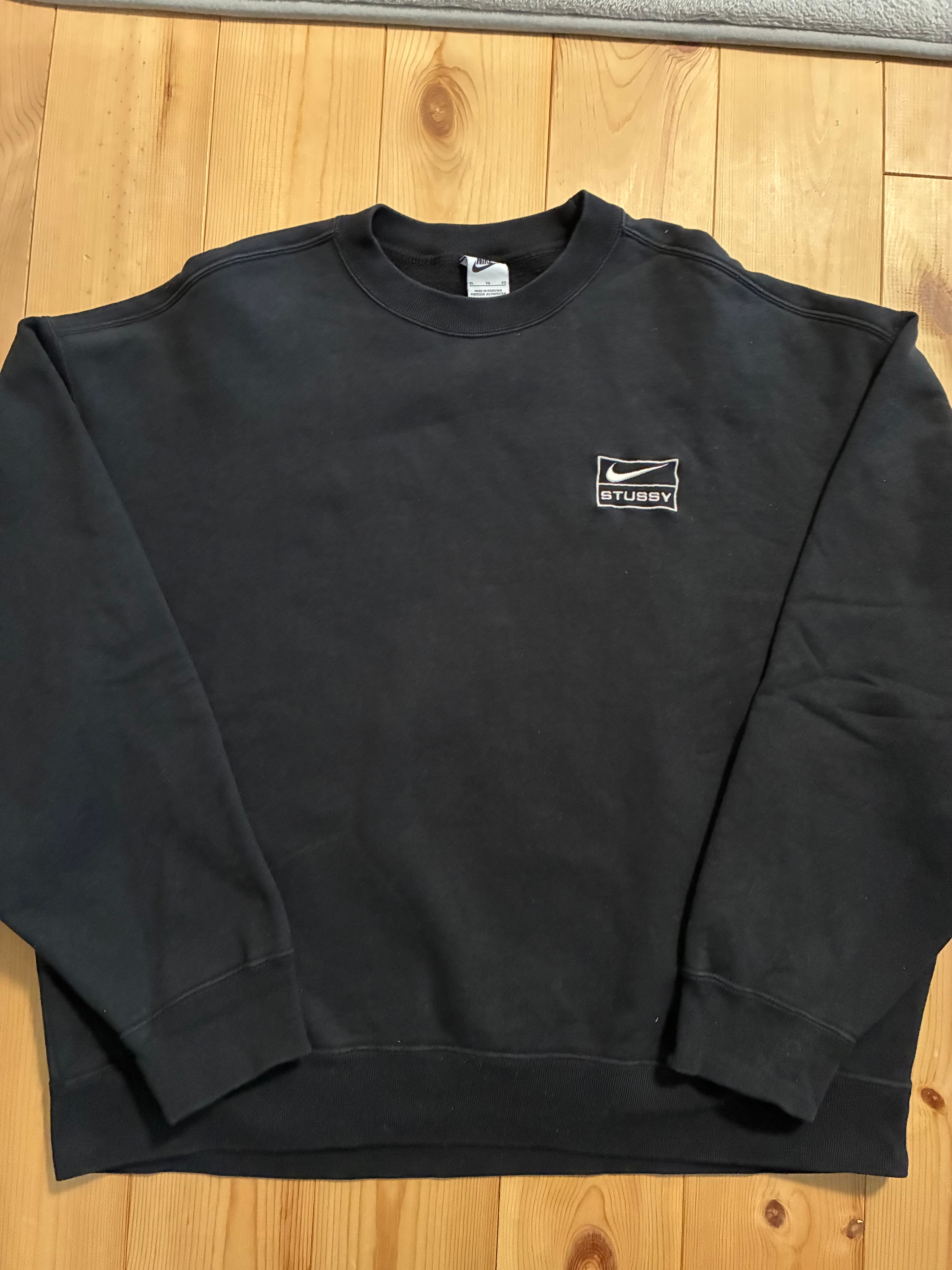 Stussy x Nike Wash Crew (US Size) "Black" DO5310-010