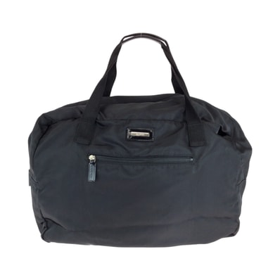 美品 GUCCI グッチ ブラック 黒 シルバー金具 ナイロン ボストンバッグ ハンドバッグ 男女兼用 604348 【中古】
