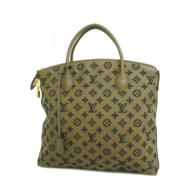 【6dd5098-k】ルイヴィトン ハンドバッグ モノグラム・デザイア ロックイットヴェルティカル M93972 マロン【中古】レディース