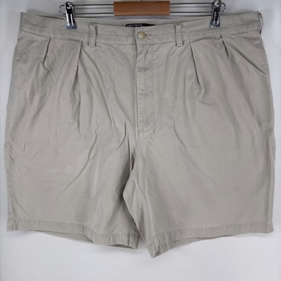古着 ポロバイラルフローレン Polo by Ralph Lauren パンツ ポロチノ ハーフパンツ ツータック TYLER SHORT w42 アイボリー メンズ