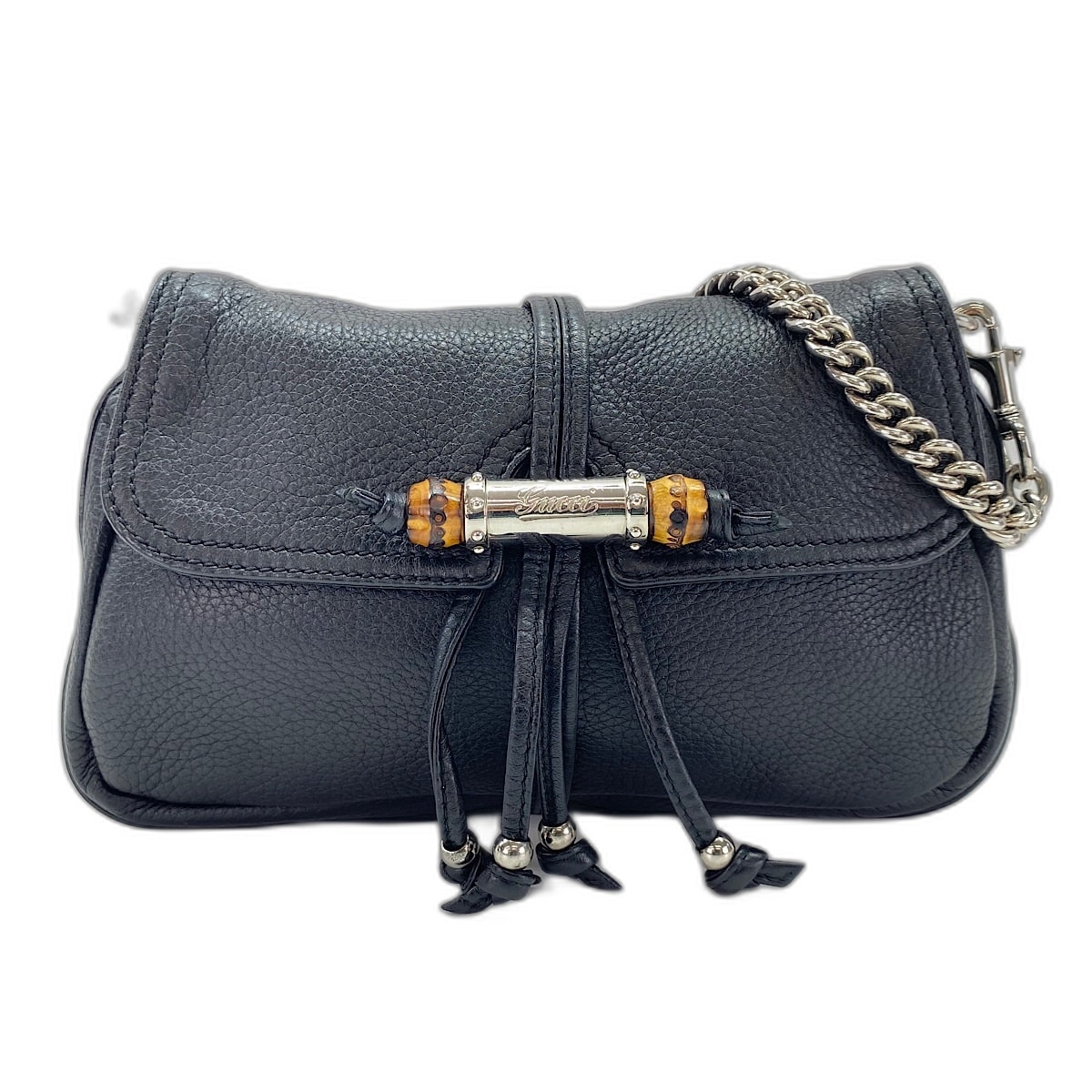 グッチ GUCCI バンブー ショルダーバッグ【中古】