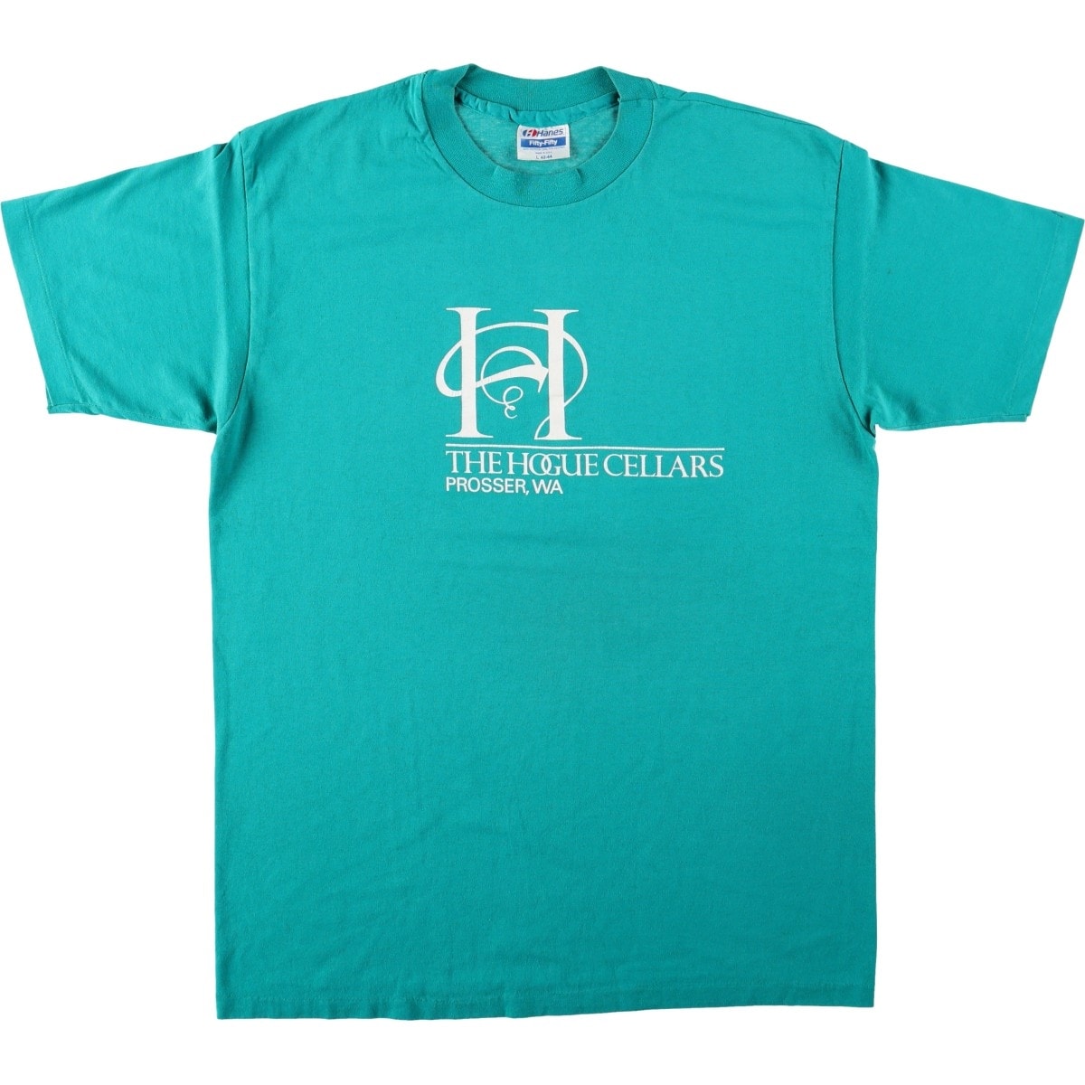 古着 80年代 ヘインズ Hanes Fifty-Fifty 青タグ アドバタイジングTシャツ USA製 メンズL相当 ヴィンテージ/eaa626818