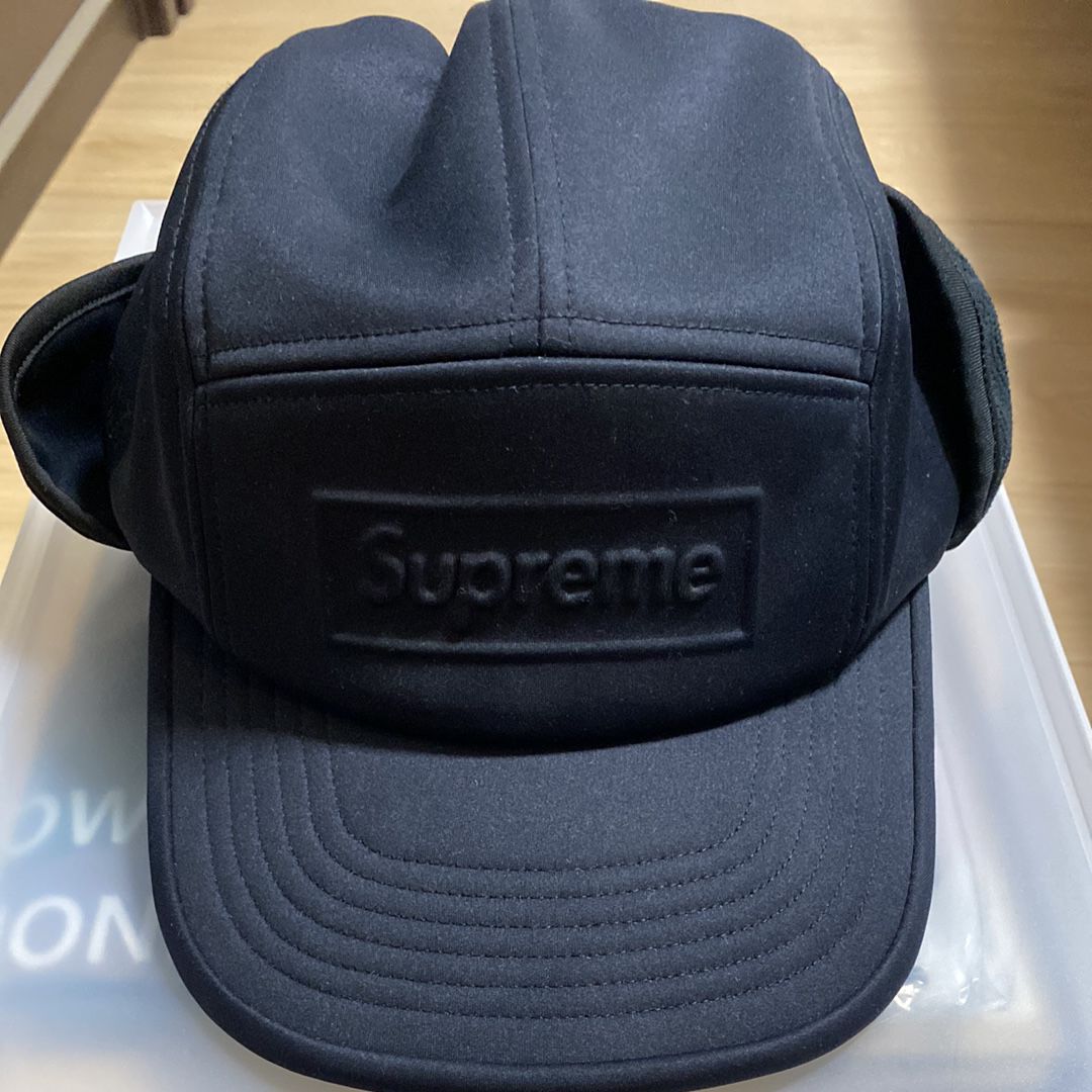Supreme Windstopper Earflap Camp Cap "Black"