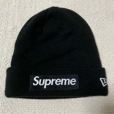 supreme ボックスロゴビーニー