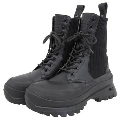 ステラマッカートニー Trace コンバットブーツ シューズ レディース ブラック 36 36