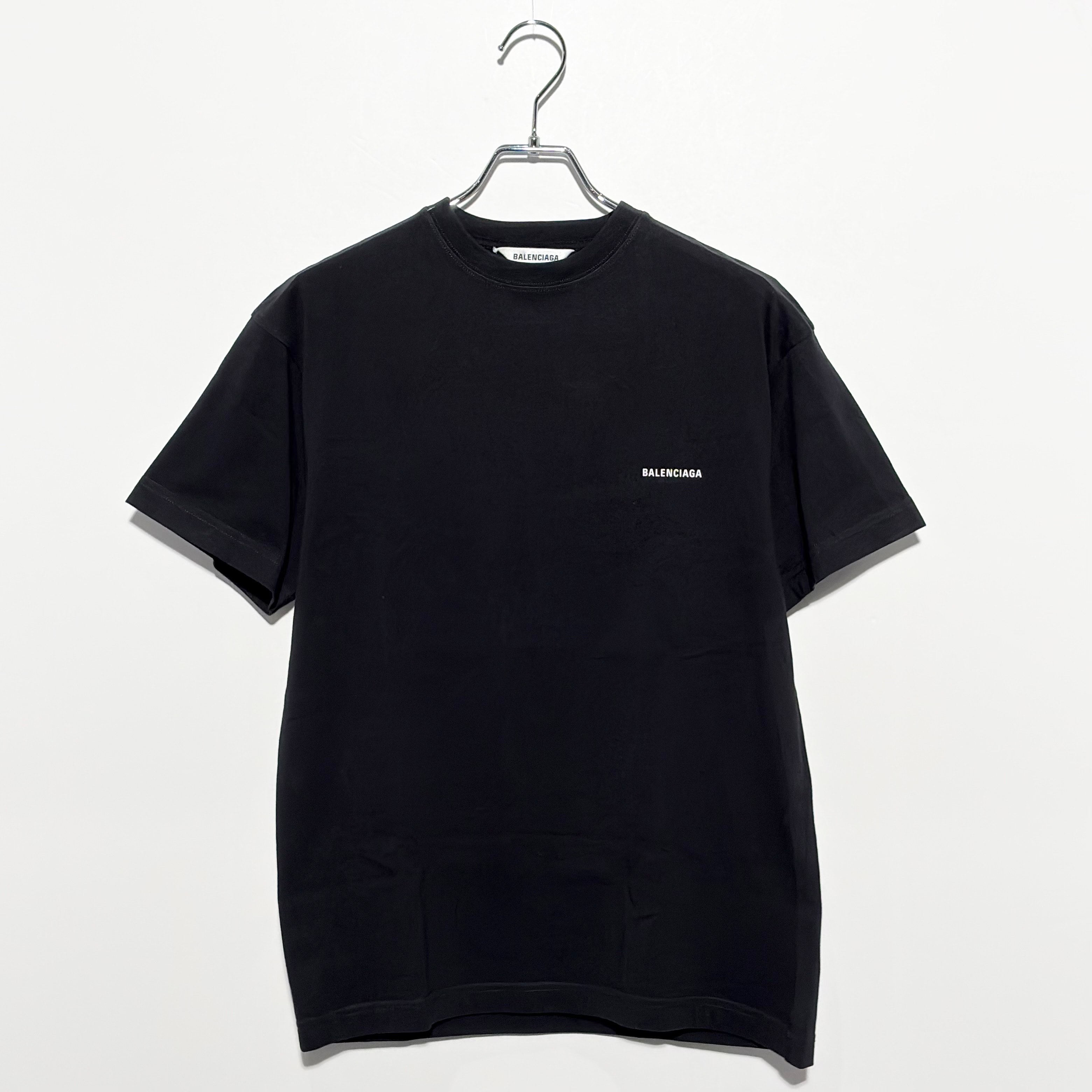 BALENCIAGA Mini Logo Print T-Shirt "Black"
