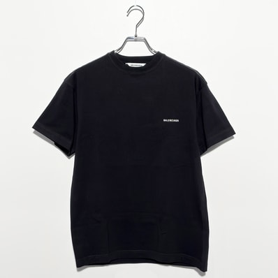 BALENCIAGA Mini Logo Print T-Shirt "Black"