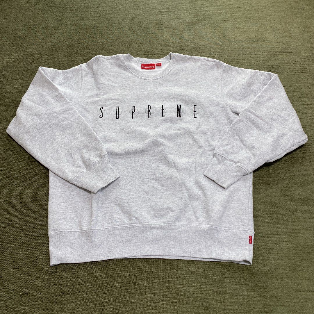 Supreme World Famous Crewneck "Ash Grey"