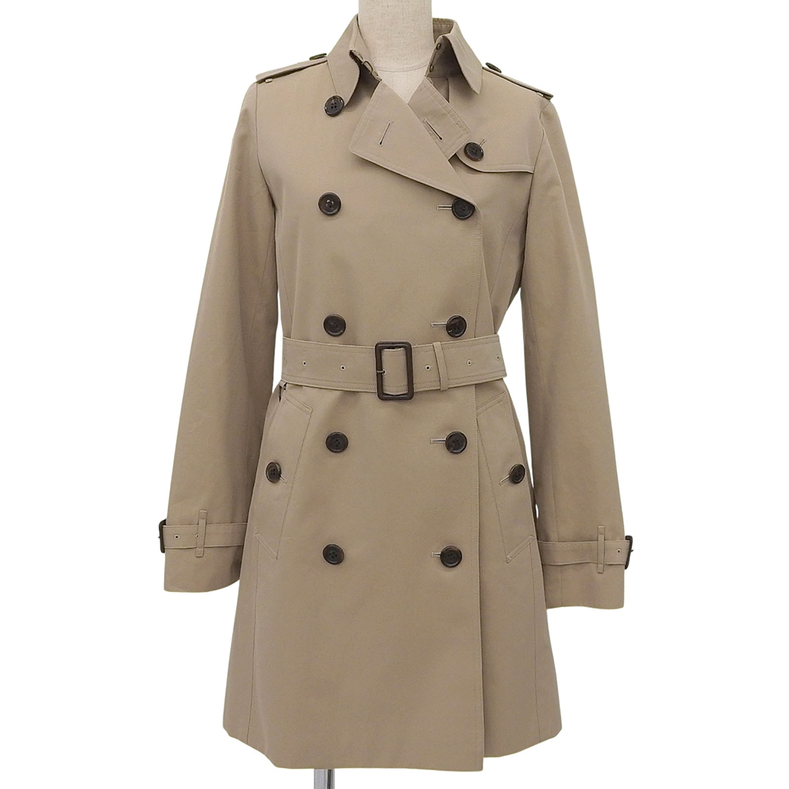 美品 バーバリーロンドン トレンチコート ベージュ レディース 36