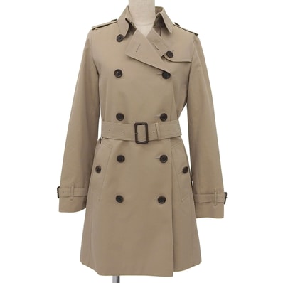 美品 バーバリーロンドン トレンチコート ベージュ レディース 36