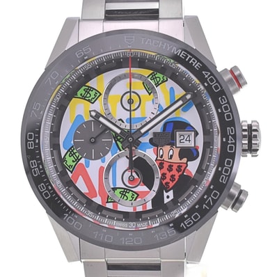 値下 タグホイヤー TAG HEUER CAR201AA.BA0714 カレラ ホイヤー01 アレックモノポリー スペシャル メンズ 美品 箱・保証書付 □#141418