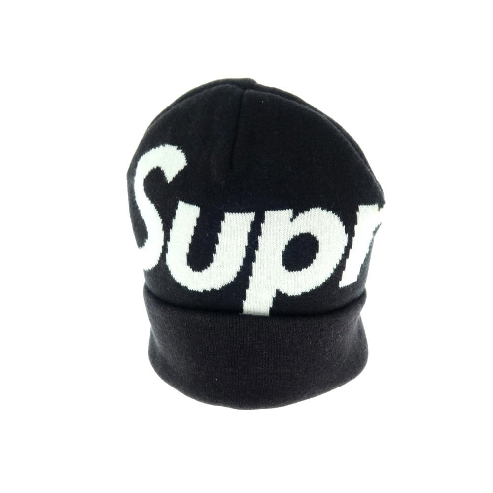 【中古】シュプリーム Supreme 2025年秋冬 Big Logo Beanie ニットキャップ ブラック【サイズ58cm(ONE SIZE)】【メンズ】