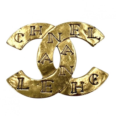 CHANEL シャネル ブローチ ロゴ ココマーク アクセサリー ヴィンテージ GP 99A ゴールド レディース 約7.4g 1999年【中古品】
