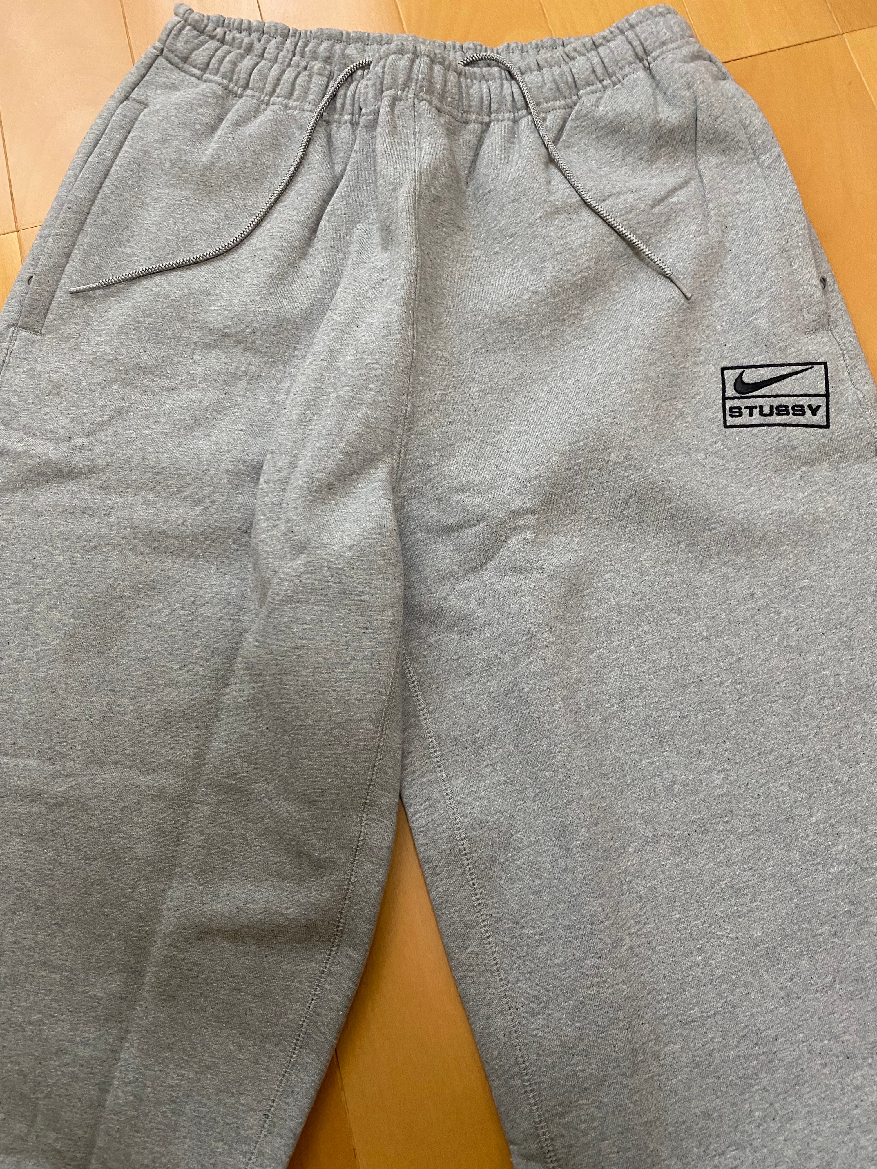 Stussy x Nike Fleece Pants (US Size) "Grey" DO9340-063