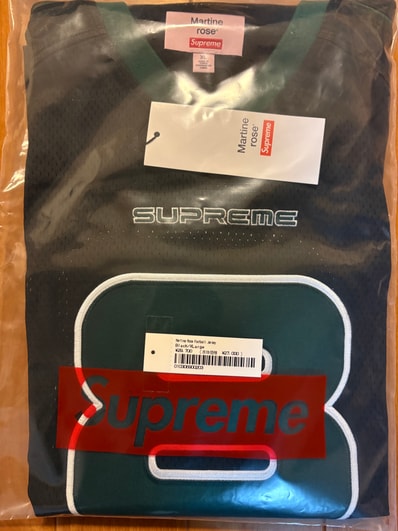Supreme x Martine Rose Football Jersey "Black"