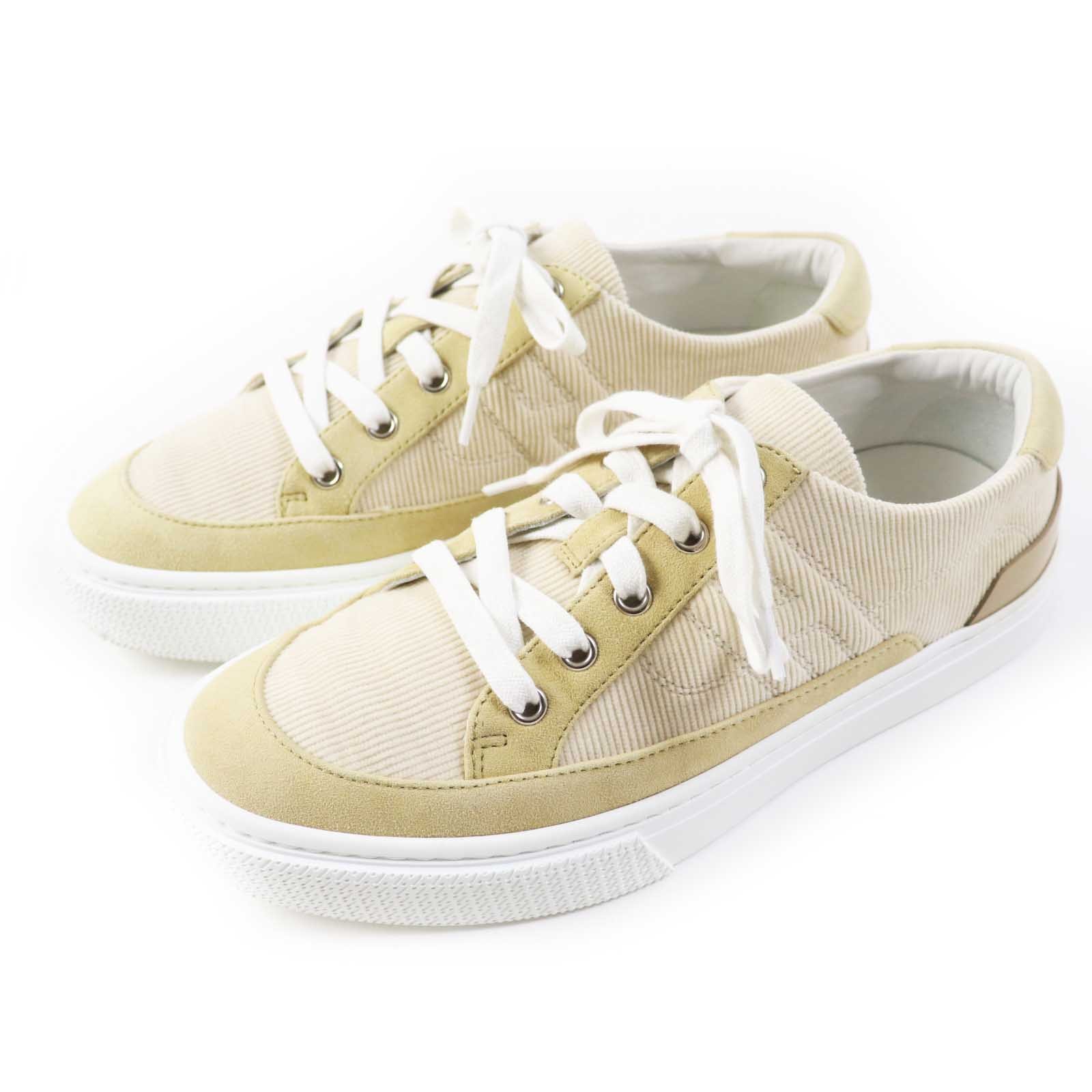 極美品 エルメス スニーカー DEEP ディープ 38.5 222189Z