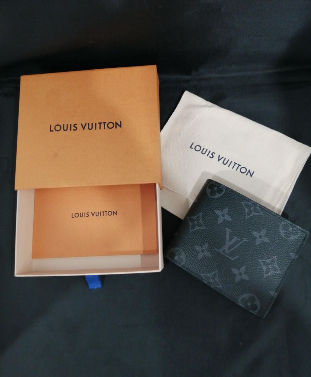 Louis Vuitton Brazza Wallet NM Monogram Eclipse