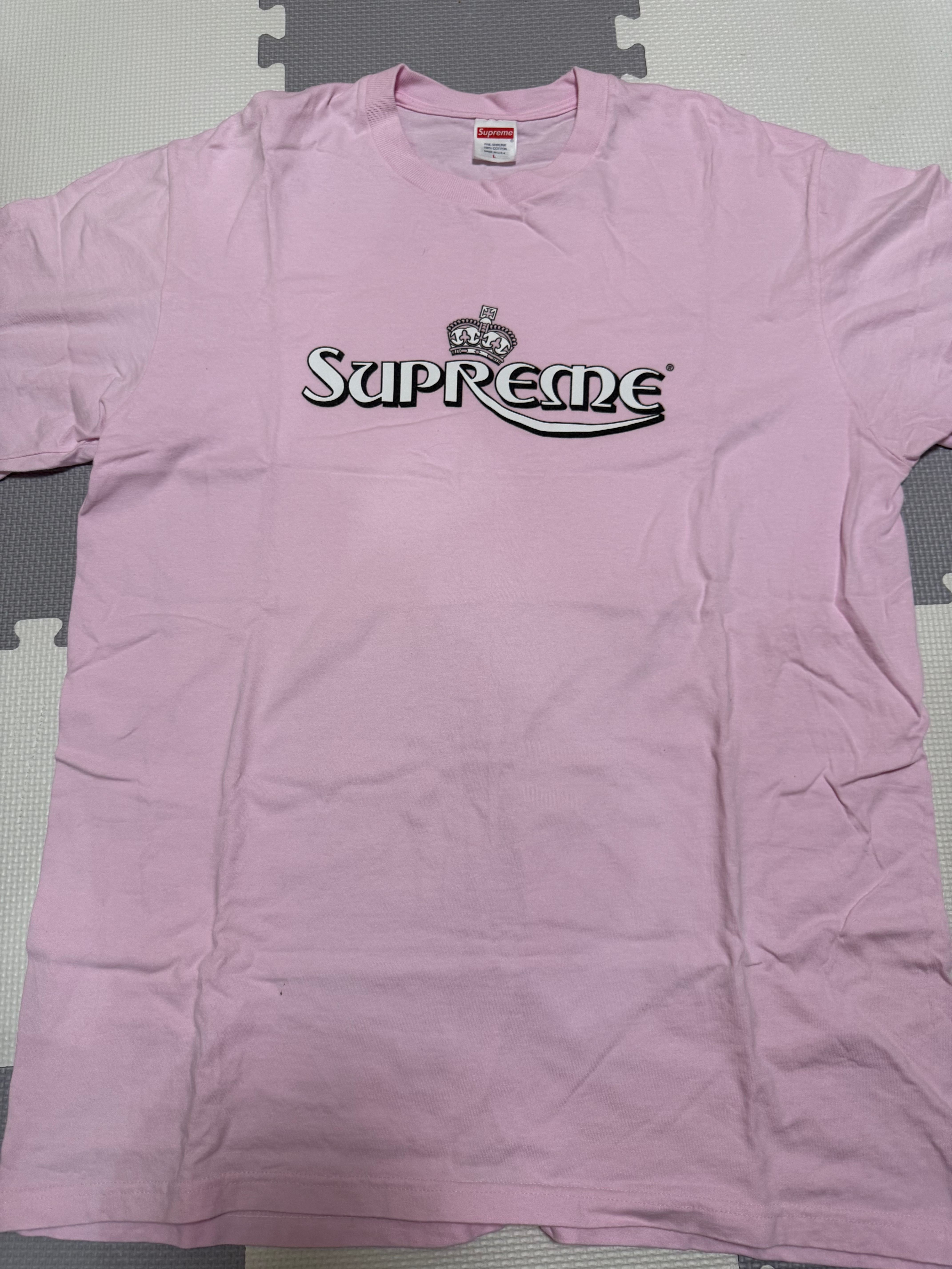 Supreme Crown Tee "Light Pink
"