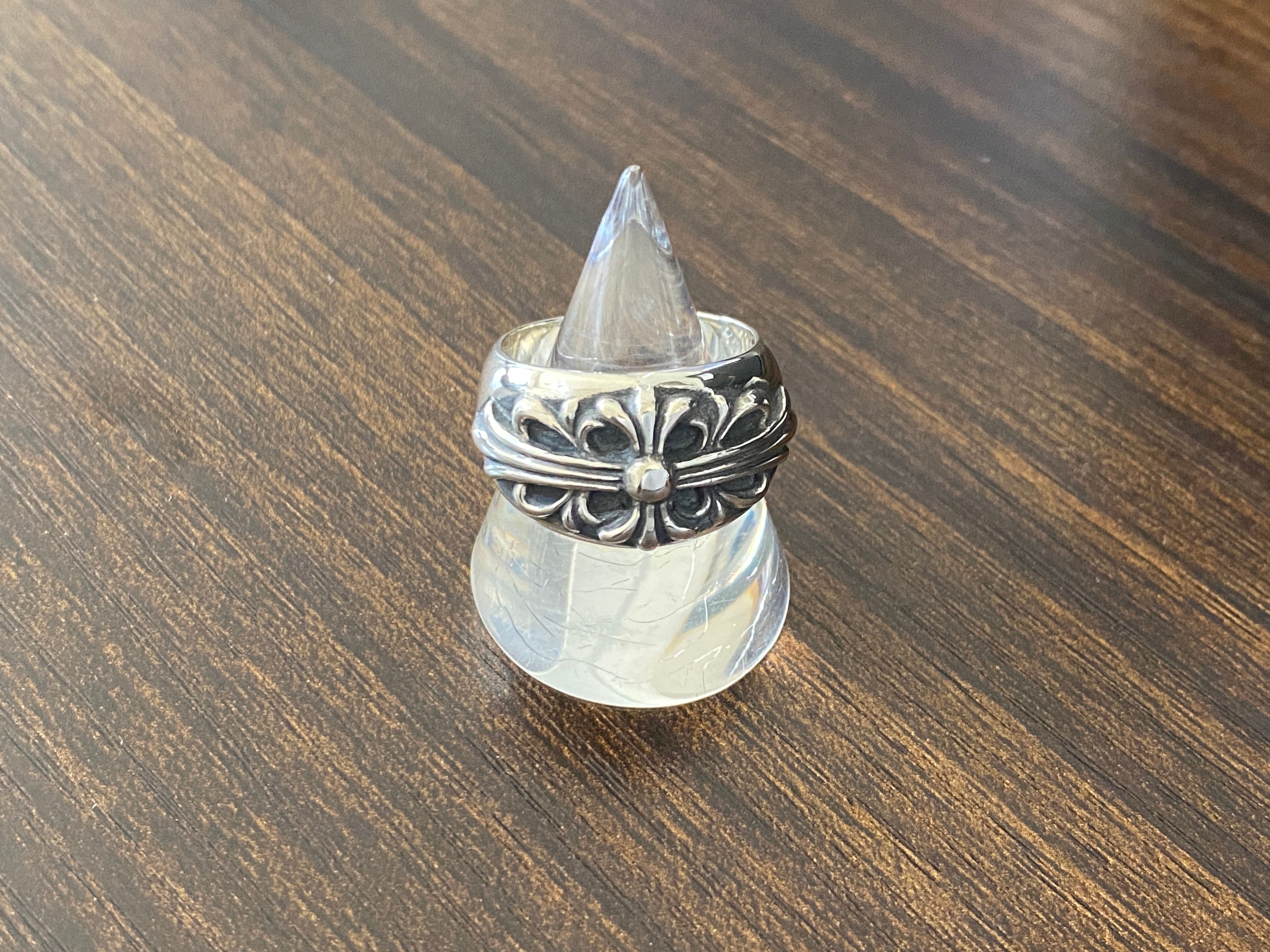 Chrome Hearts Floral Cross Ring "Silver"