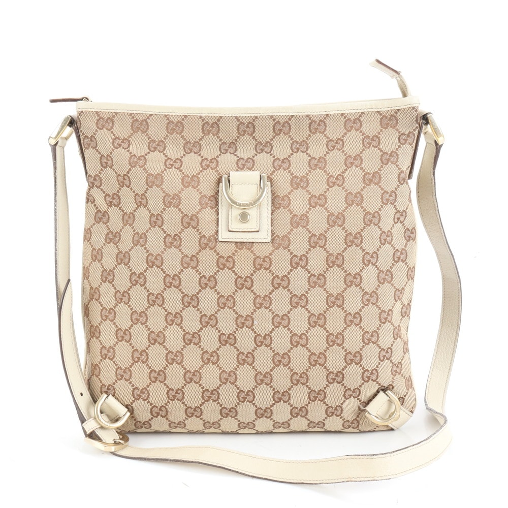 ■美品 グッチ GGキャンバスアビー 131326 ショルダーバッグ