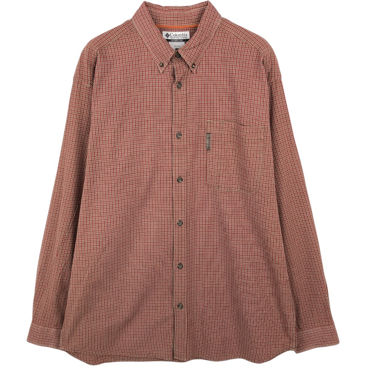 古着 00年代 コロンビア Columbia 長袖 ボタンダウンチェックシャツ メンズL相当/eaa662590