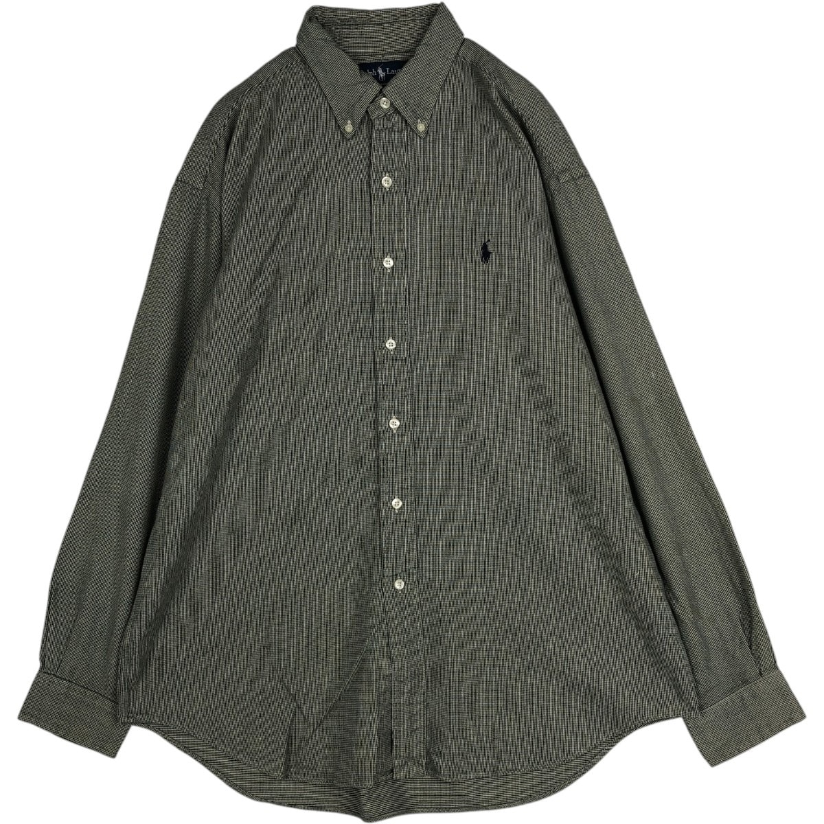 古着 ラルフローレン Ralph Lauren BLAIRE 総柄 長袖 ボタンダウン フランネルシャツ メンズL相当/eaa677097