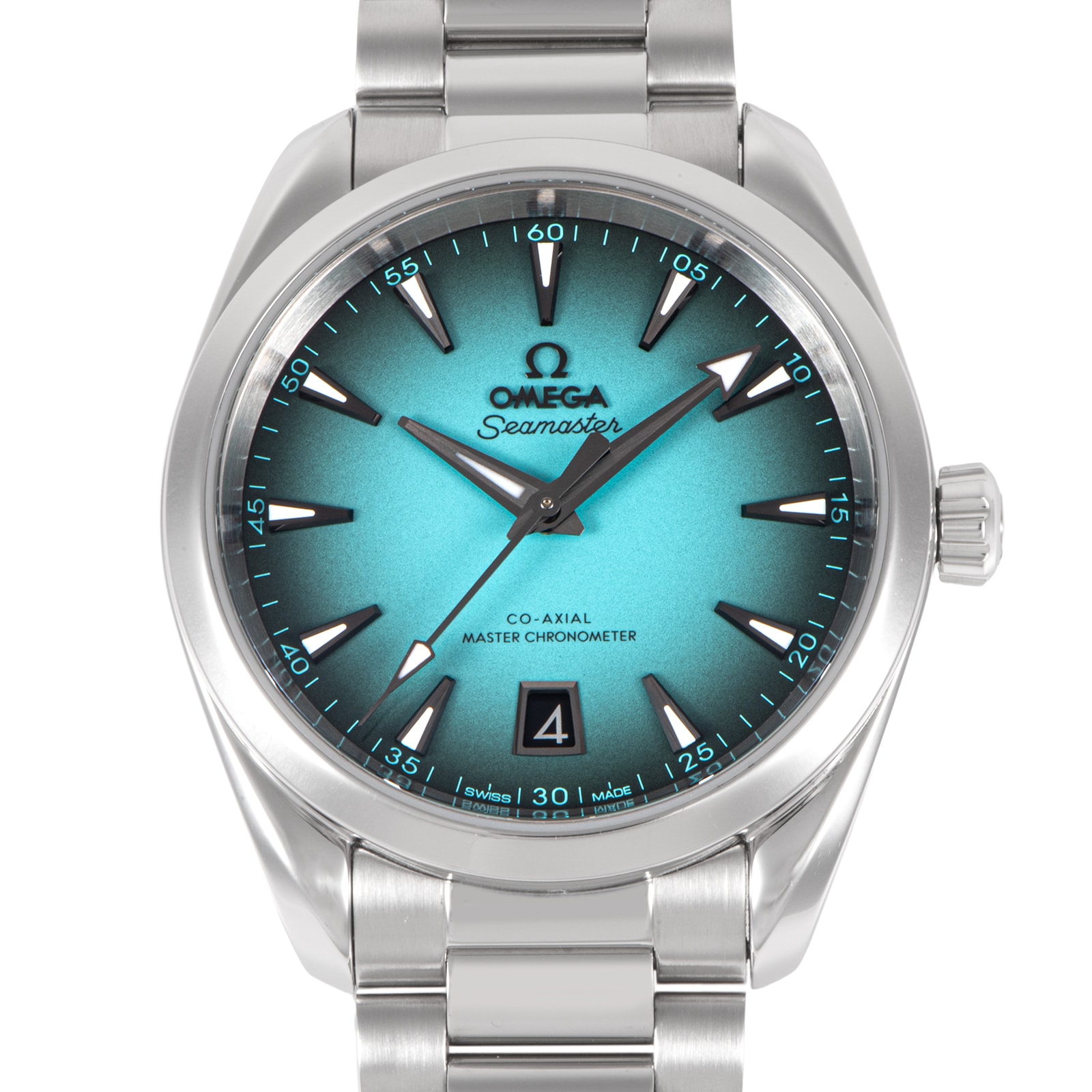 OMEGA オメガ シーマスター アクアテラ 220.10.38.20.01.001 ターコイ﻿ズ ステンレススチール【中古】