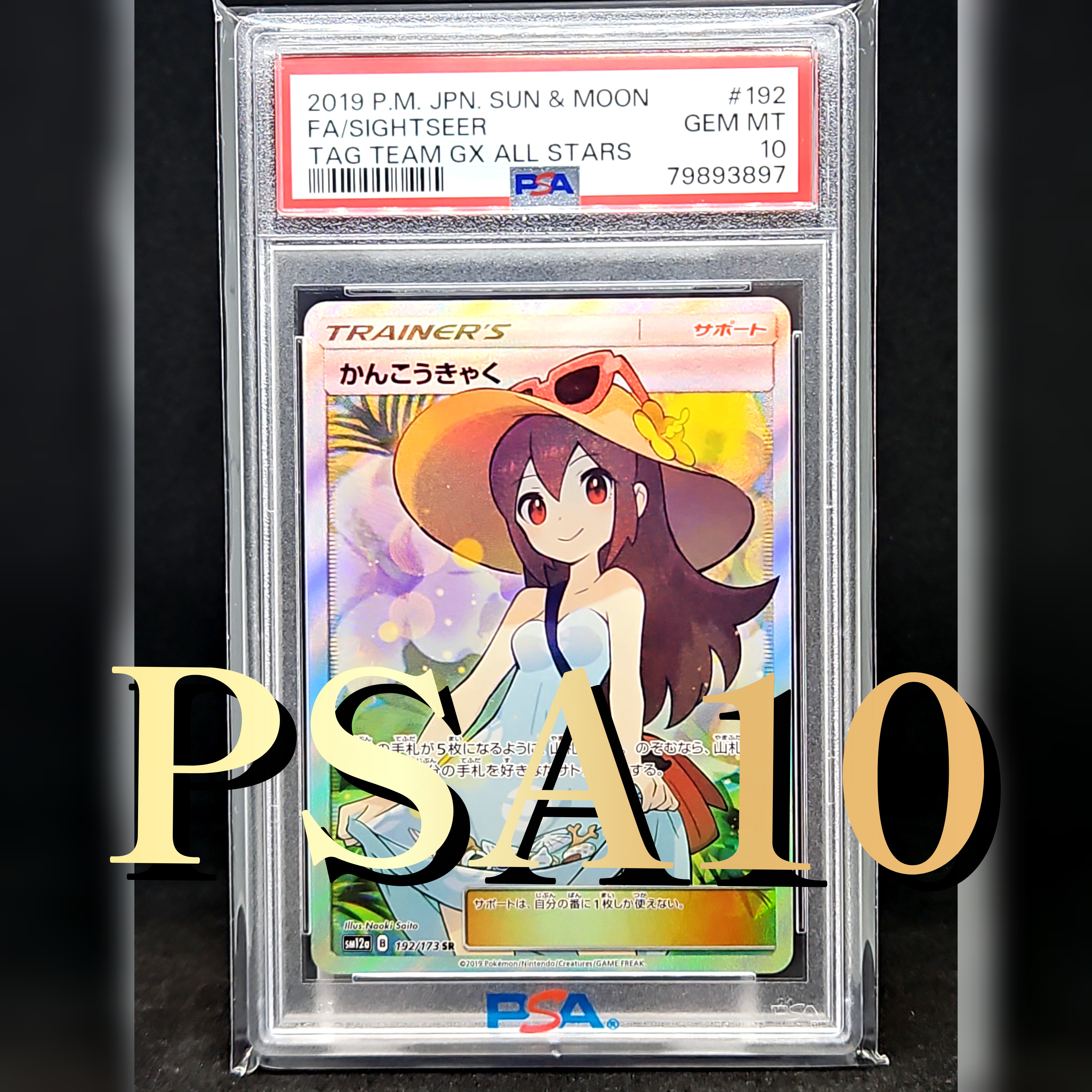 PSA9 かんこうきゃく SR SM12a TAG TEAM GX かんこうきゃく SR[SM12a 192/173](ハイクラスパック「TAG TEAM GX