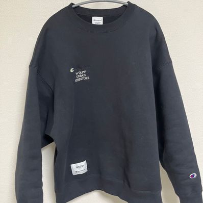 Wtaps x Champion Academy Crew Neck "Black"