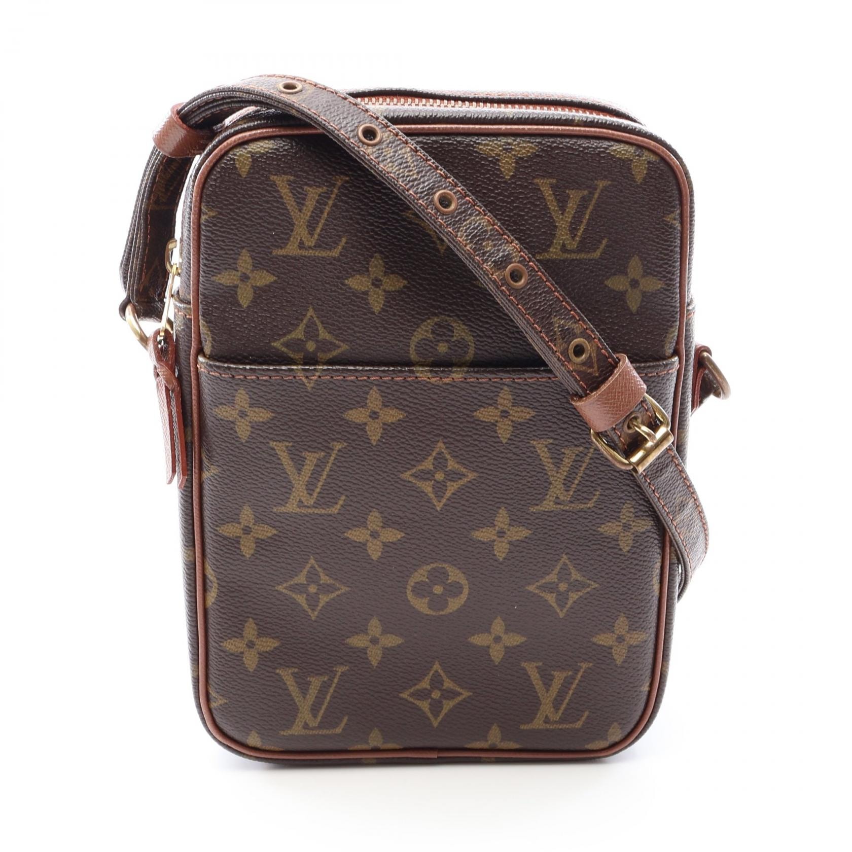 ルイ・ヴィトン LOUIS VUITTON × COMME des GARCONS プチマルソー モノグラム ショルダーバッグ バッグ PVCコーティングキャンバス レザー モノグラム レディース ブラウン系 M40264 【中古】