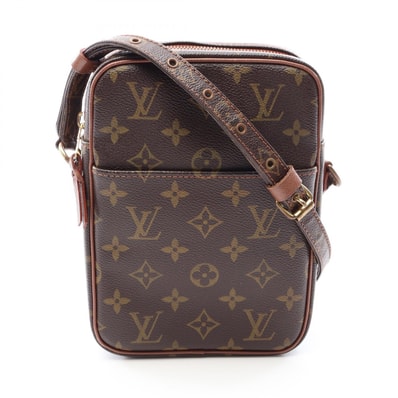 ルイ・ヴィトン LOUIS VUITTON × COMME des GARCONS プチマルソー モノグラム ショルダーバッグ バッグ PVCコーティングキャンバス レザー モノグラム レディース ブラウン系 M40264 【中古】