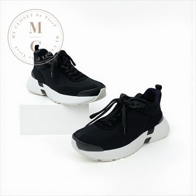 エルメス HERMES ヒーローズ スニーカー 靴 シューズ メッシュ ブラック ホワイト