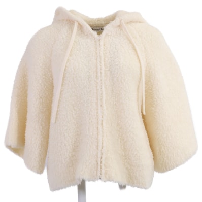 クリスチャンディオール 【美品/国内正規】254G29AM114 J ADIOR 8 ウール ジップアップ フーディボアジャケット 34