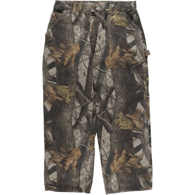 古着 00年代 カーハート Carhartt 迷彩柄 リアルツリーカモ ダックペインターパンツ メンズw35相当/evb034103