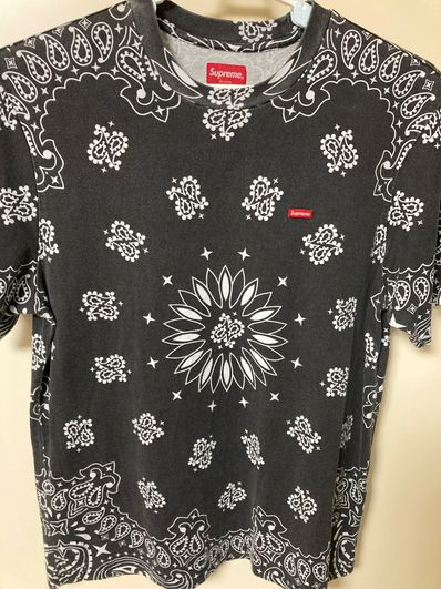 Supreme Small Box Tee "Bandana Black"(21SS)