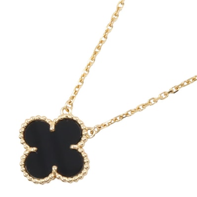 ヴァンクリーフ&アーペル Van Cleef & Arpels ヴィンテージアルハンブラ オニキス ネックレス ネックレス ジュエリー K18(イエローゴールド) オニキス レディース ゴールド系 / ブラック系 VCARA45800 【中古】